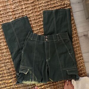 Trendy Olive Cargo Pants for Women